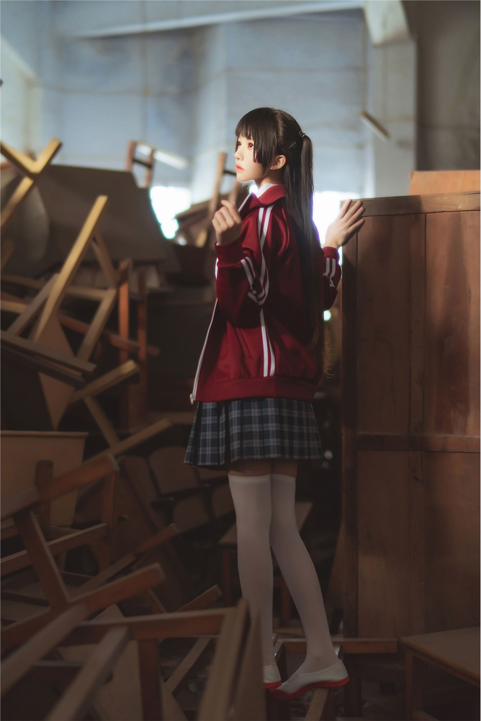 桜 Peach Meow NO.57 Unripe 3 Abandoned Classroom(29)